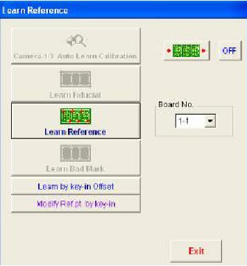 貼片機參考點設(shè)置界面