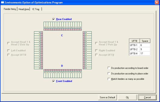 貼片機(jī)優(yōu)化選項(xiàng)界面